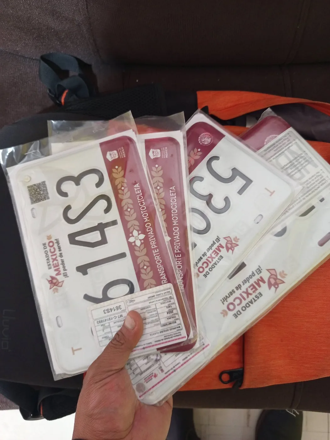 Placas para motocicleta