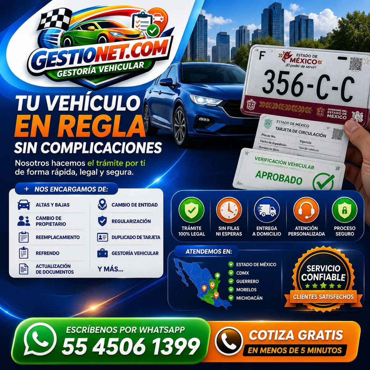Promocional Gestionet tu vehículo en regla